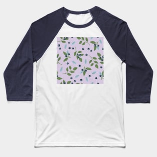 Blueberry pattern Baseball T-Shirt